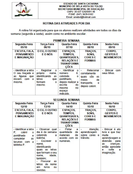 Caderno de Atividades Lúdicas  Educação Infantil (Pré I)