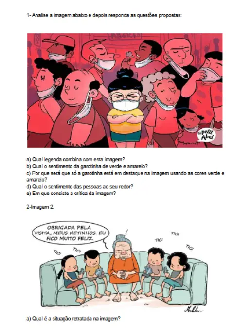 Charges e Tirinhas Leitura Crítica e Sociedade